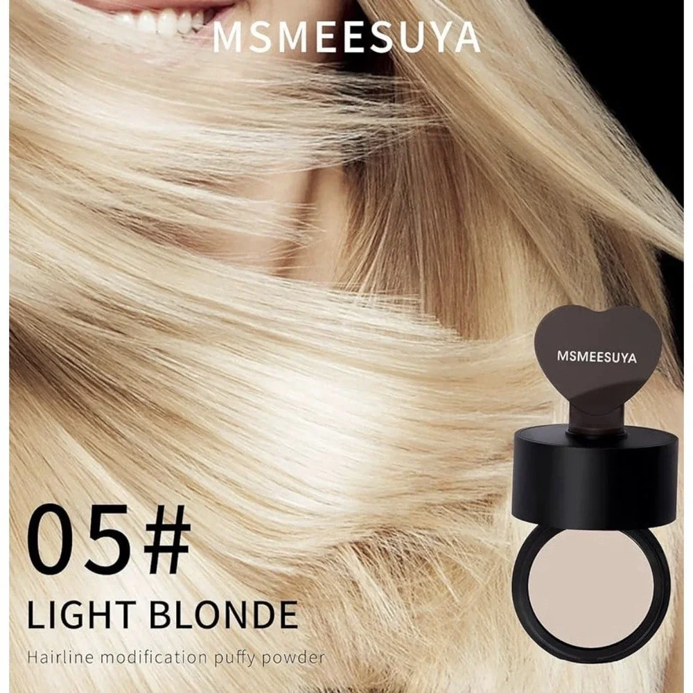 MSMEESUYA Hairline Shadow Powder 05 Light Blonde Root Touch Up Waterproof 4g‎